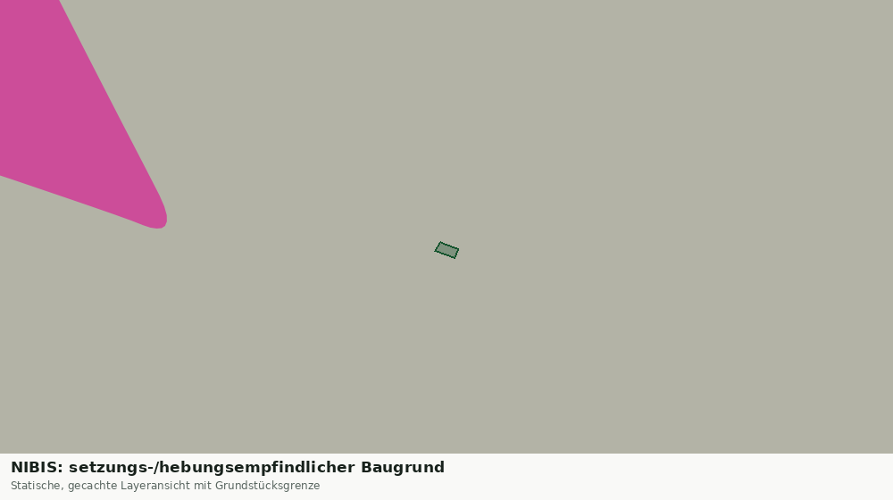Statische Kartenansicht: NIBIS: setzungs-/hebungsempfindlicher Baugrund