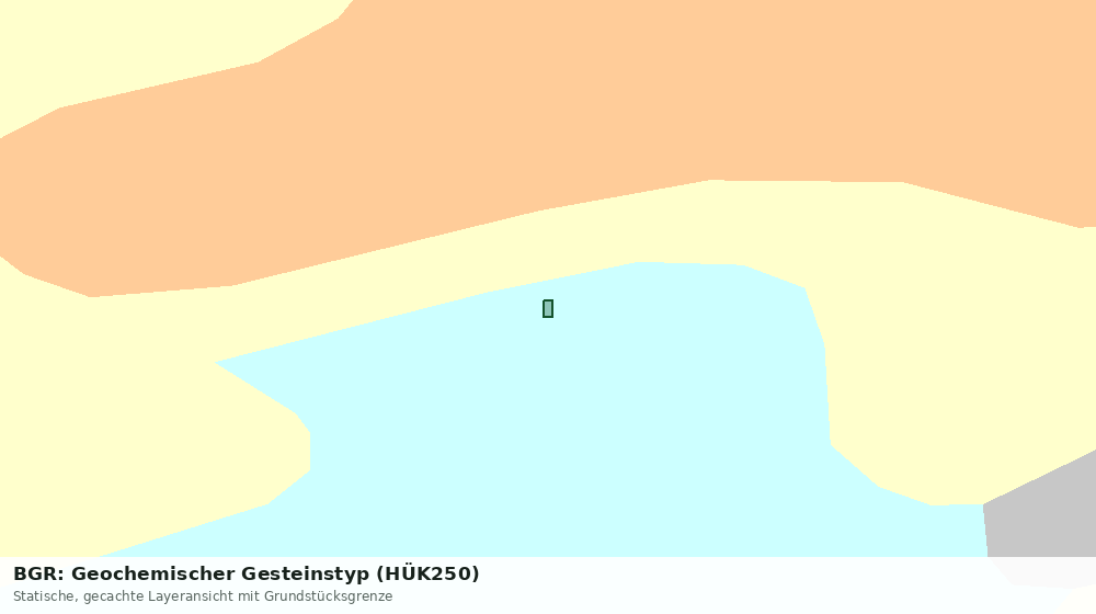 Statische Kartenansicht: BGR: Geochemischer Gesteinstyp (HÜK250)