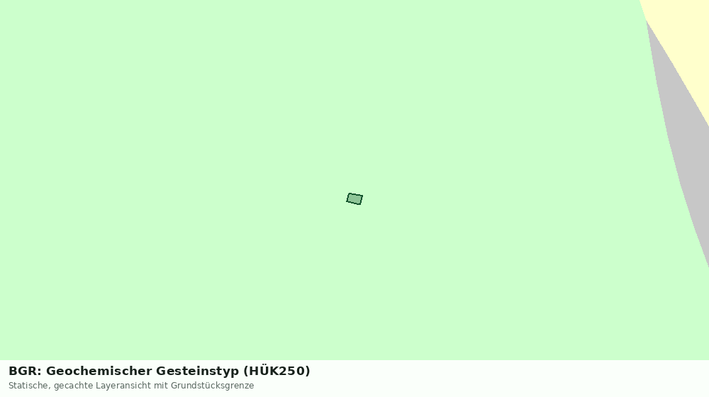 Statische Kartenansicht: BGR: Geochemischer Gesteinstyp (HÜK250)