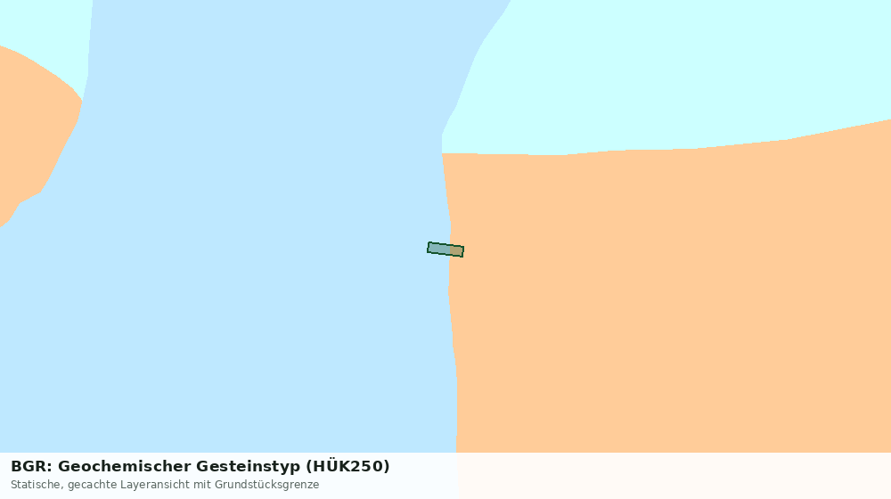 Statische Kartenansicht: BGR: Geochemischer Gesteinstyp (HÜK250)