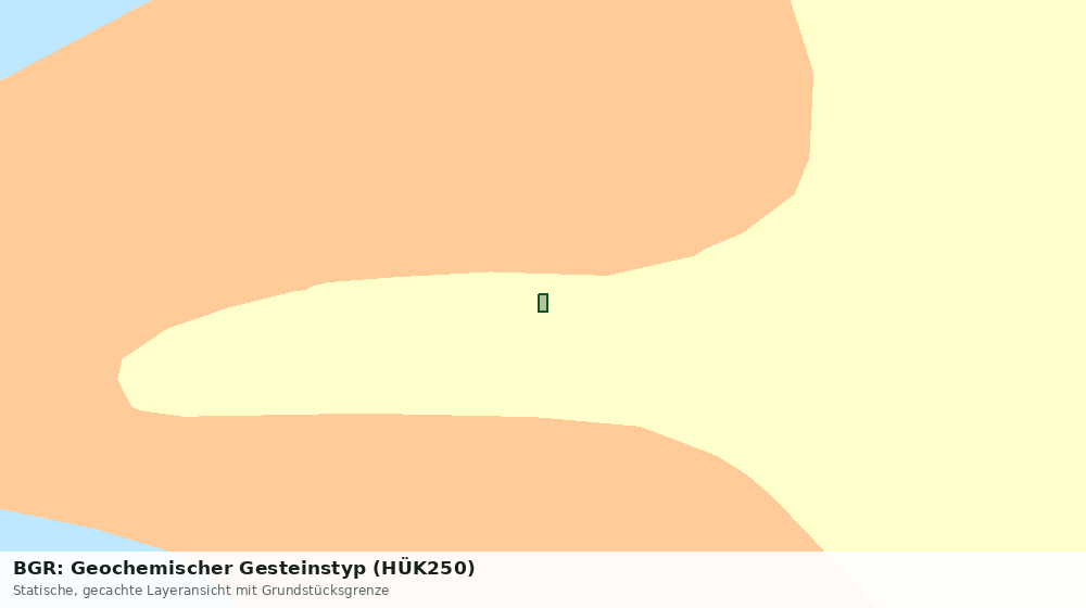 Statische Kartenansicht: BGR: Geochemischer Gesteinstyp (HÜK250)