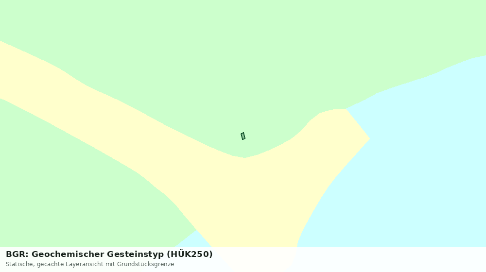 Statische Kartenansicht: BGR: Geochemischer Gesteinstyp (HÜK250)