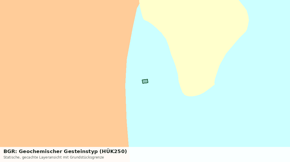 Statische Kartenansicht: BGR: Geochemischer Gesteinstyp (HÜK250)