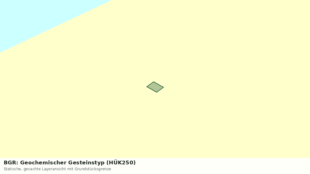 Statische Kartenansicht: BGR: Geochemischer Gesteinstyp (HÜK250)