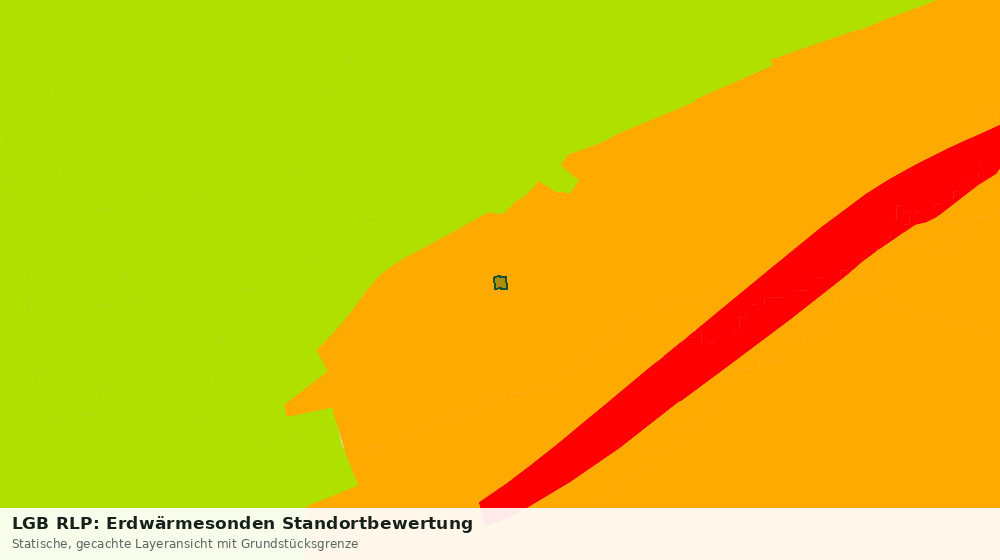 Statische Kartenansicht: LGB RLP: Erdwärmesonden Standortbewertung