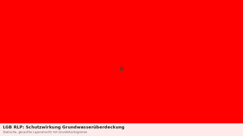 Statische Kartenansicht: LGB RLP: Schutzwirkung Grundwasserüberdeckung
