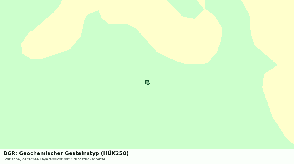 Statische Kartenansicht: BGR: Geochemischer Gesteinstyp (HÜK250)