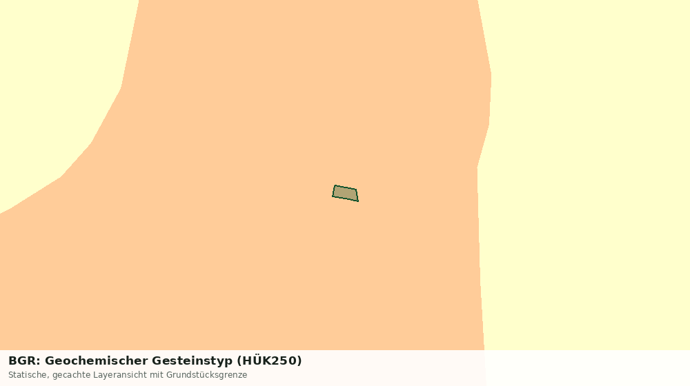 Statische Kartenansicht: BGR: Geochemischer Gesteinstyp (HÜK250)