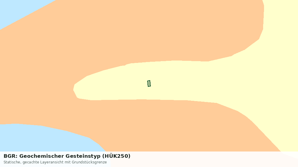 Statische Kartenansicht: BGR: Geochemischer Gesteinstyp (HÜK250)