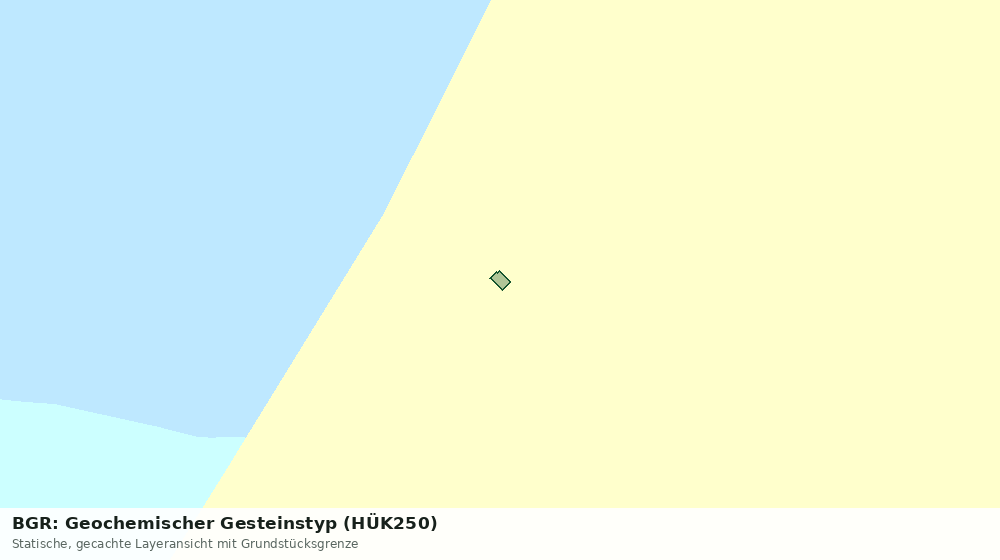 Statische Kartenansicht: BGR: Geochemischer Gesteinstyp (HÜK250)