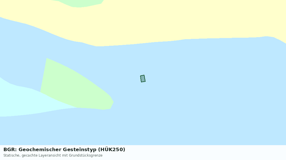 Statische Kartenansicht: BGR: Geochemischer Gesteinstyp (HÜK250)