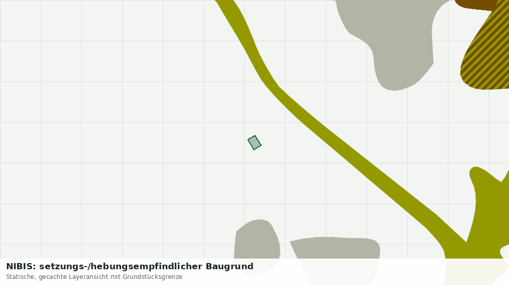 Statische Kartenansicht: NIBIS: setzungs-/hebungsempfindlicher Baugrund