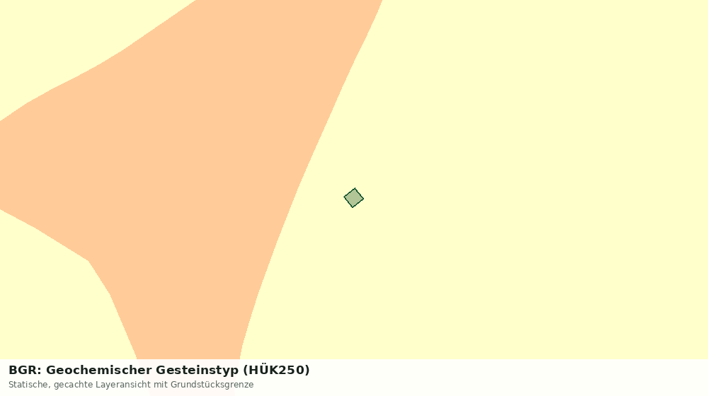 Statische Kartenansicht: BGR: Geochemischer Gesteinstyp (HÜK250)