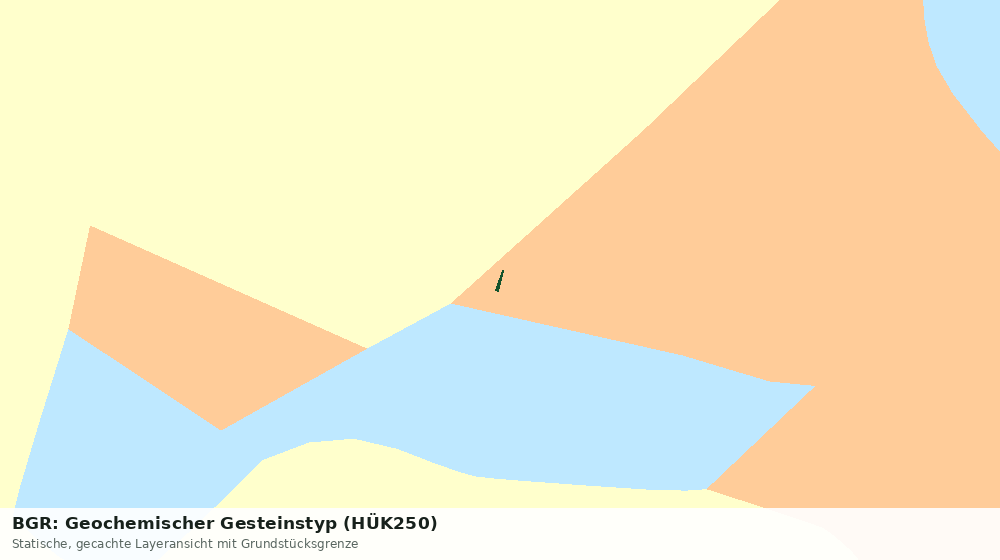 Statische Kartenansicht: BGR: Geochemischer Gesteinstyp (HÜK250)