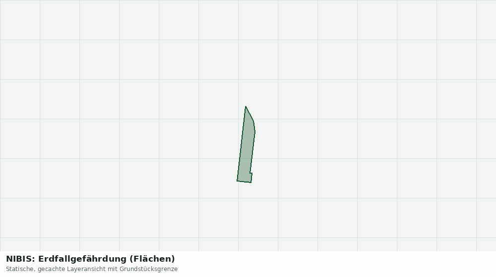 Statische Kartenansicht: NIBIS: Erdfallgefährdung (Flächen)