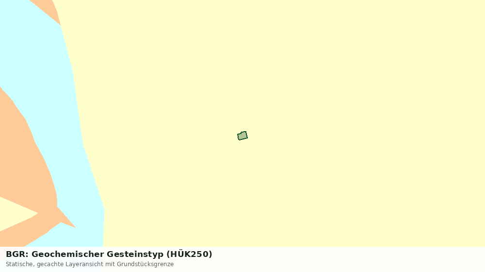 Statische Kartenansicht: BGR: Geochemischer Gesteinstyp (HÜK250)