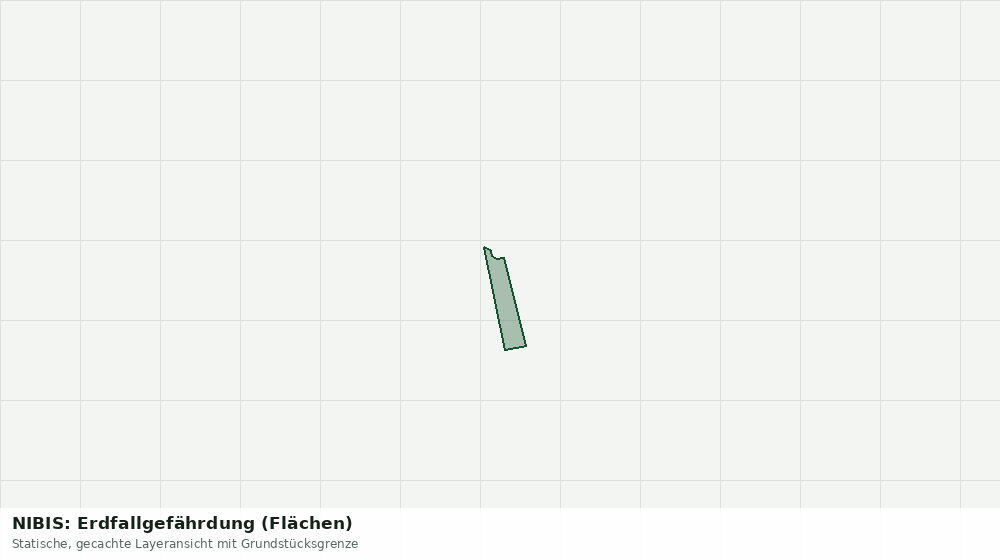 Statische Kartenansicht: NIBIS: Erdfallgefährdung (Flächen)