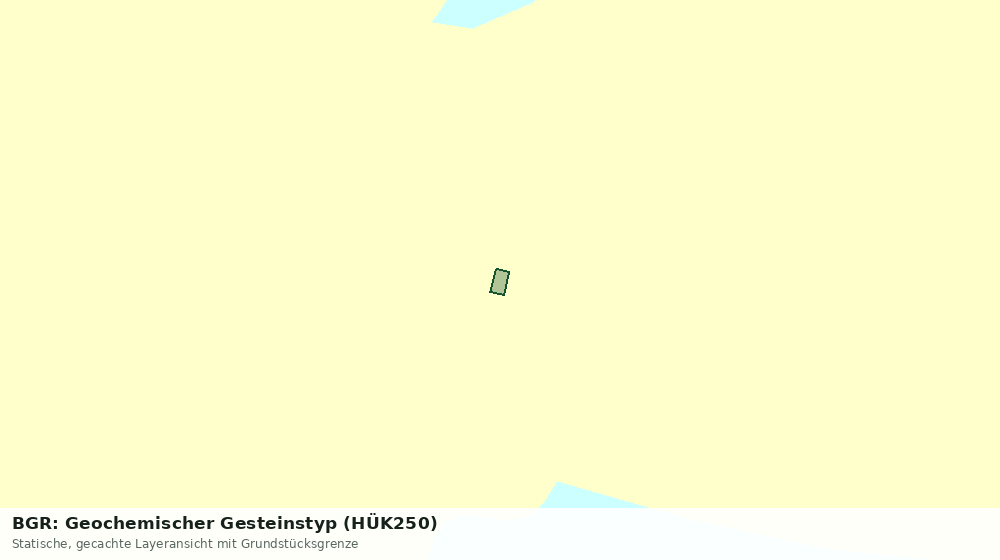 Statische Kartenansicht: BGR: Geochemischer Gesteinstyp (HÜK250)