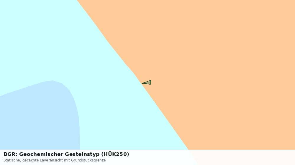 Statische Kartenansicht: BGR: Geochemischer Gesteinstyp (HÜK250)