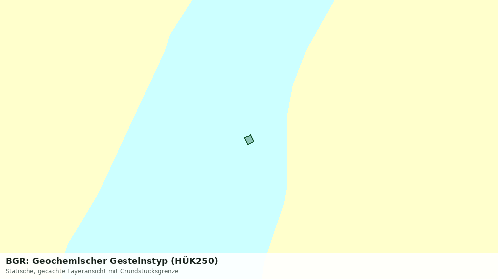 Statische Kartenansicht: BGR: Geochemischer Gesteinstyp (HÜK250)