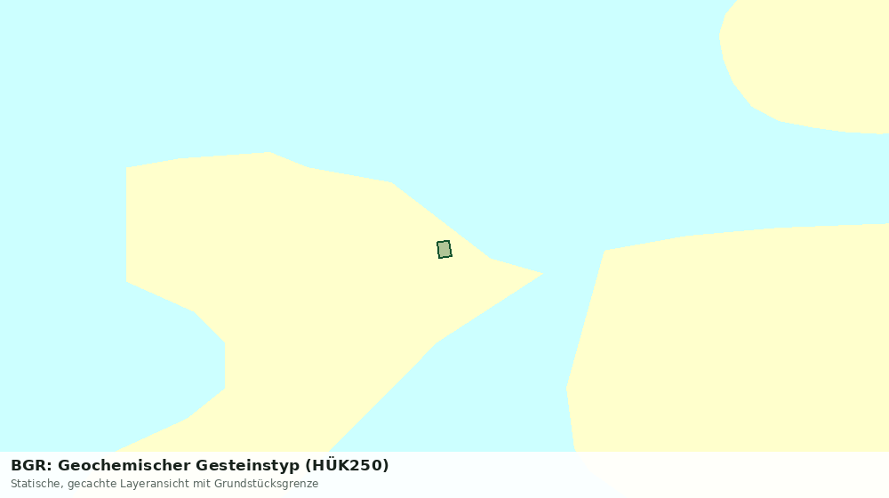 Statische Kartenansicht: BGR: Geochemischer Gesteinstyp (HÜK250)
