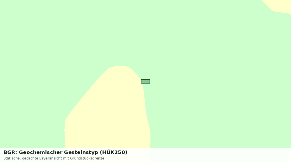 Statische Kartenansicht: BGR: Geochemischer Gesteinstyp (HÜK250)