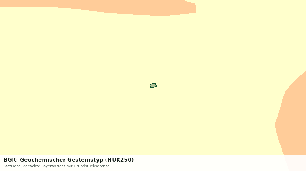Statische Kartenansicht: BGR: Geochemischer Gesteinstyp (HÜK250)