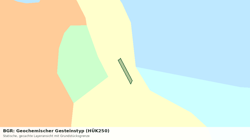 Statische Kartenansicht: BGR: Geochemischer Gesteinstyp (HÜK250)