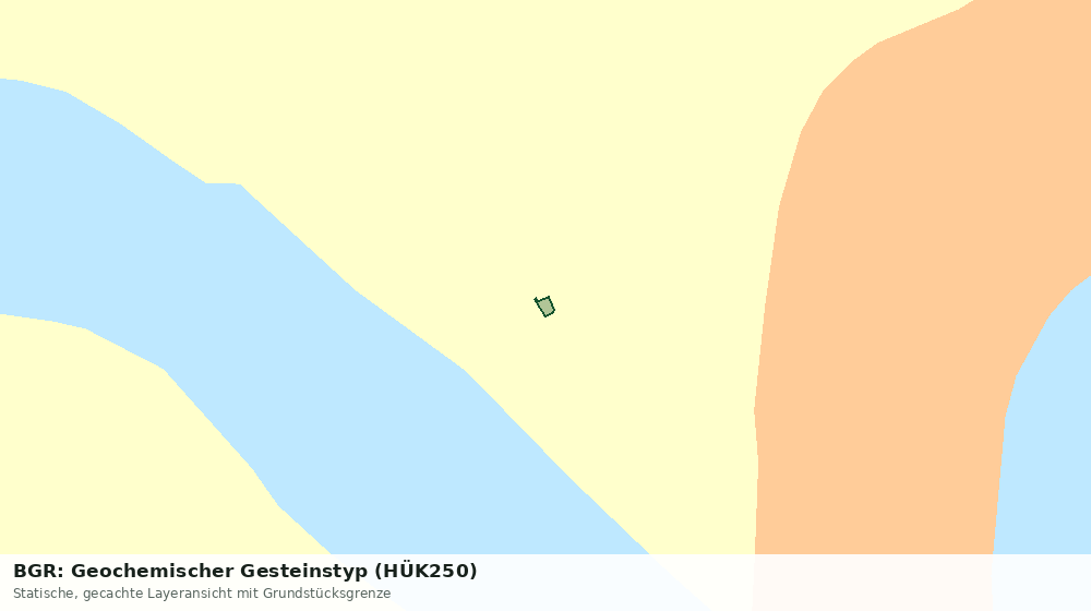Statische Kartenansicht: BGR: Geochemischer Gesteinstyp (HÜK250)