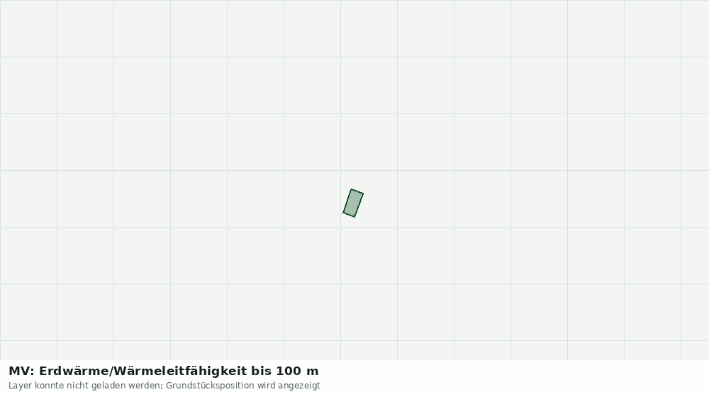 Statische Kartenansicht: MV: Erdwärme/Wärmeleitfähigkeit bis 100 m