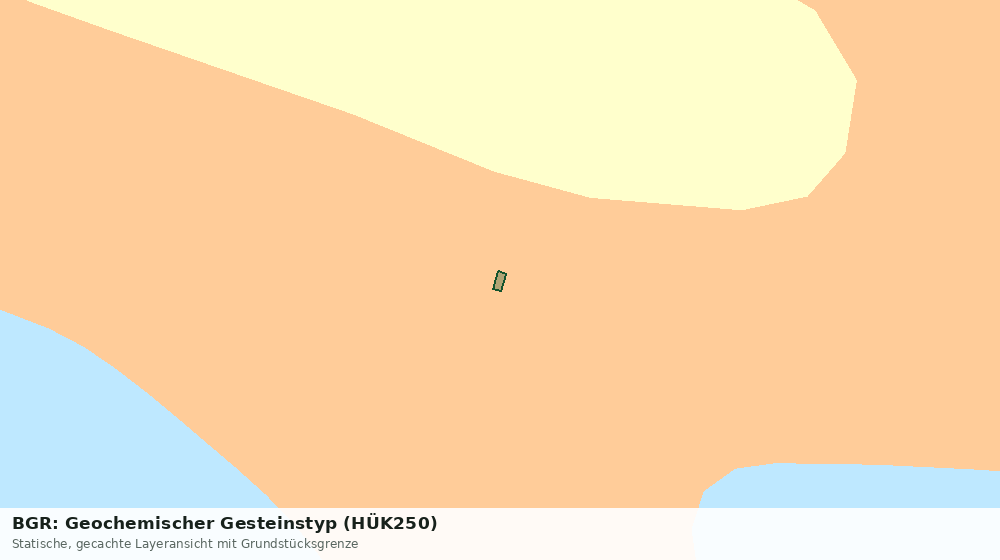 Statische Kartenansicht: BGR: Geochemischer Gesteinstyp (HÜK250)