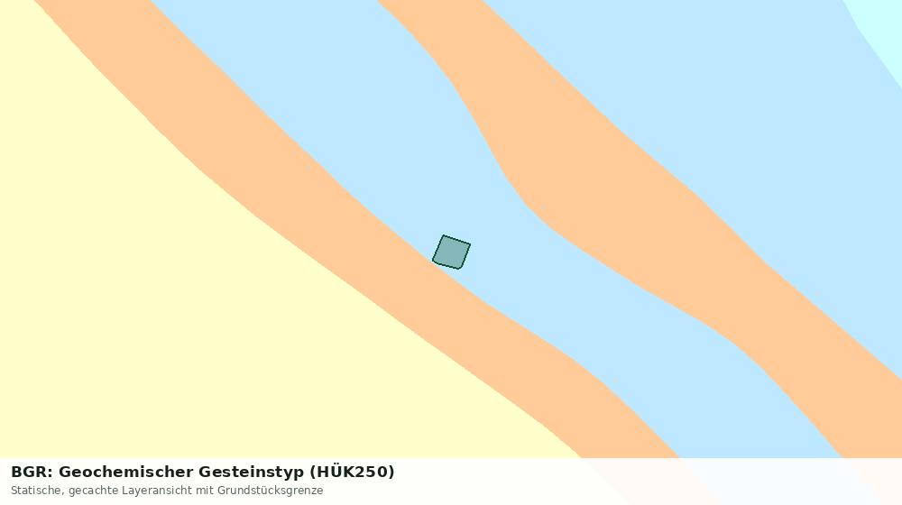Statische Kartenansicht: BGR: Geochemischer Gesteinstyp (HÜK250)