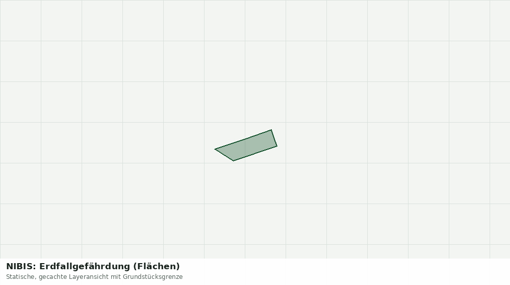Statische Kartenansicht: NIBIS: Erdfallgefährdung (Flächen)