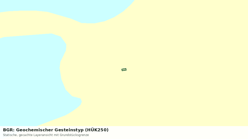 Statische Kartenansicht: BGR: Geochemischer Gesteinstyp (HÜK250)