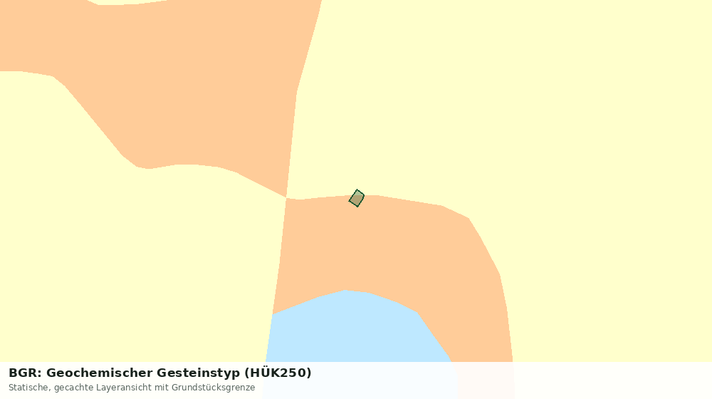 Statische Kartenansicht: BGR: Geochemischer Gesteinstyp (HÜK250)