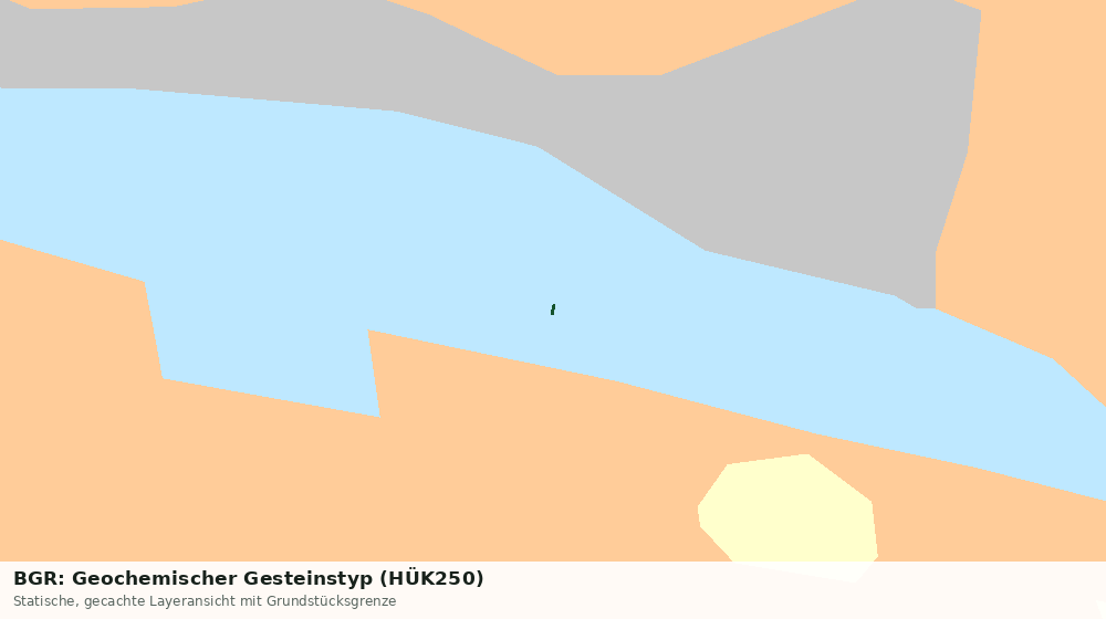 Statische Kartenansicht: BGR: Geochemischer Gesteinstyp (HÜK250)