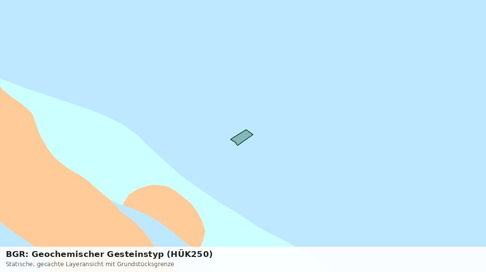Statische Kartenansicht: BGR: Geochemischer Gesteinstyp (HÜK250)