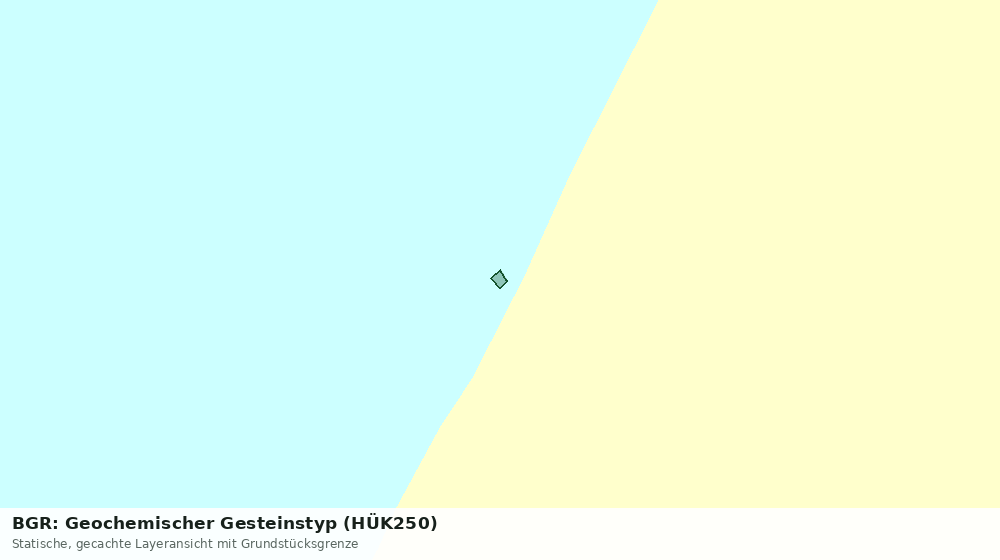 Statische Kartenansicht: BGR: Geochemischer Gesteinstyp (HÜK250)