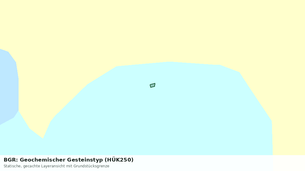 Statische Kartenansicht: BGR: Geochemischer Gesteinstyp (HÜK250)