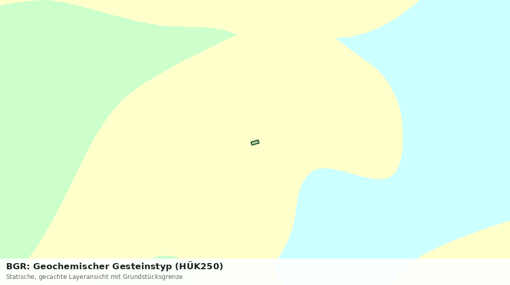 Statische Kartenansicht: BGR: Geochemischer Gesteinstyp (HÜK250)