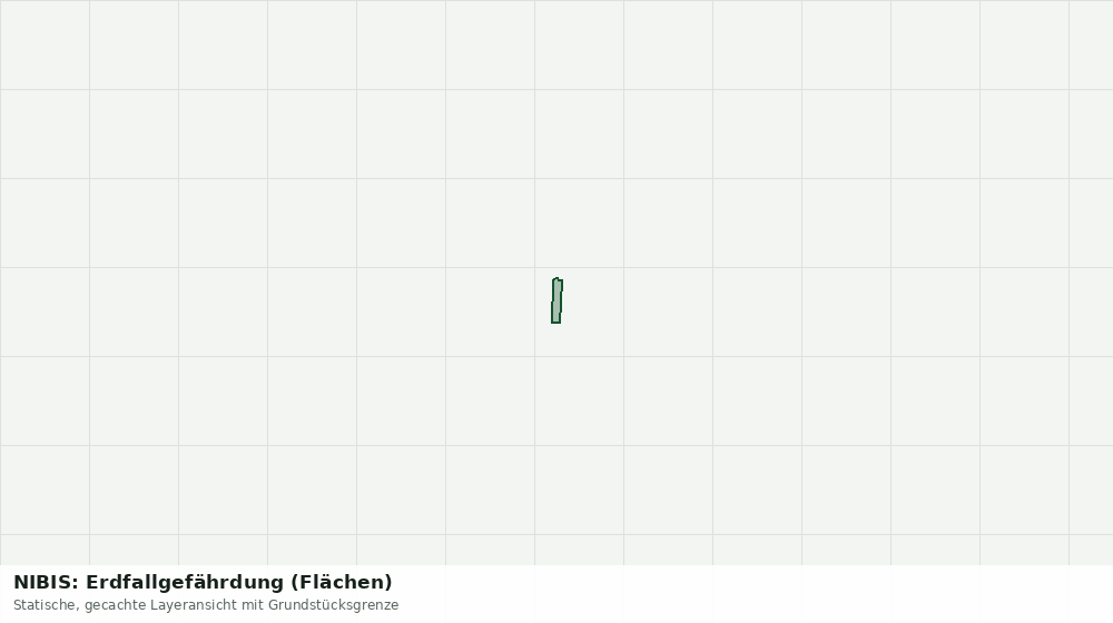 Statische Kartenansicht: NIBIS: Erdfallgefährdung (Flächen)