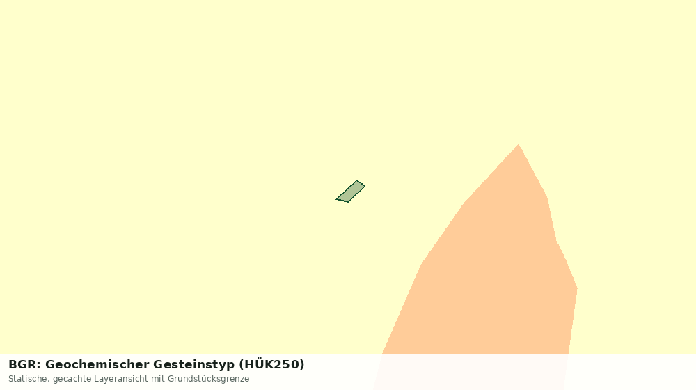 Statische Kartenansicht: BGR: Geochemischer Gesteinstyp (HÜK250)