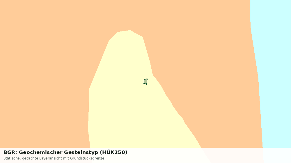 Statische Kartenansicht: BGR: Geochemischer Gesteinstyp (HÜK250)