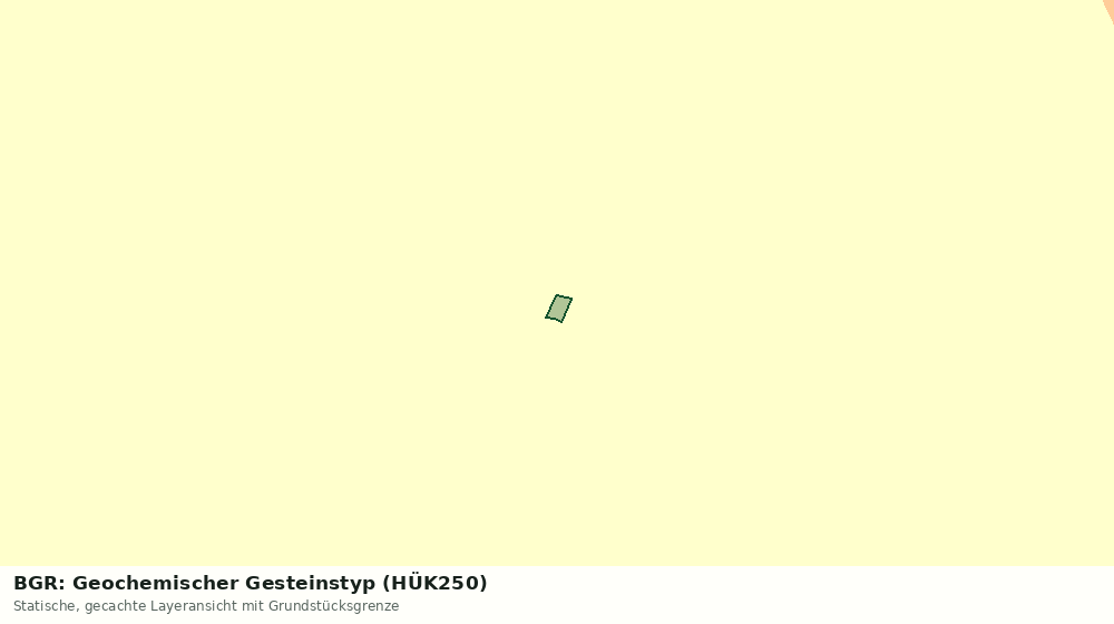 Statische Kartenansicht: BGR: Geochemischer Gesteinstyp (HÜK250)