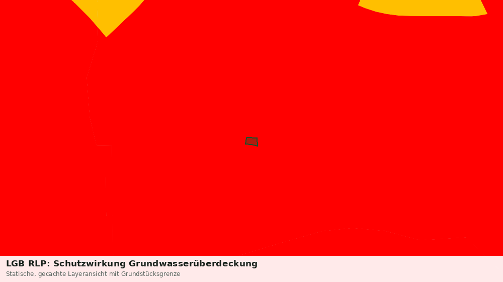 Statische Kartenansicht: LGB RLP: Schutzwirkung Grundwasserüberdeckung