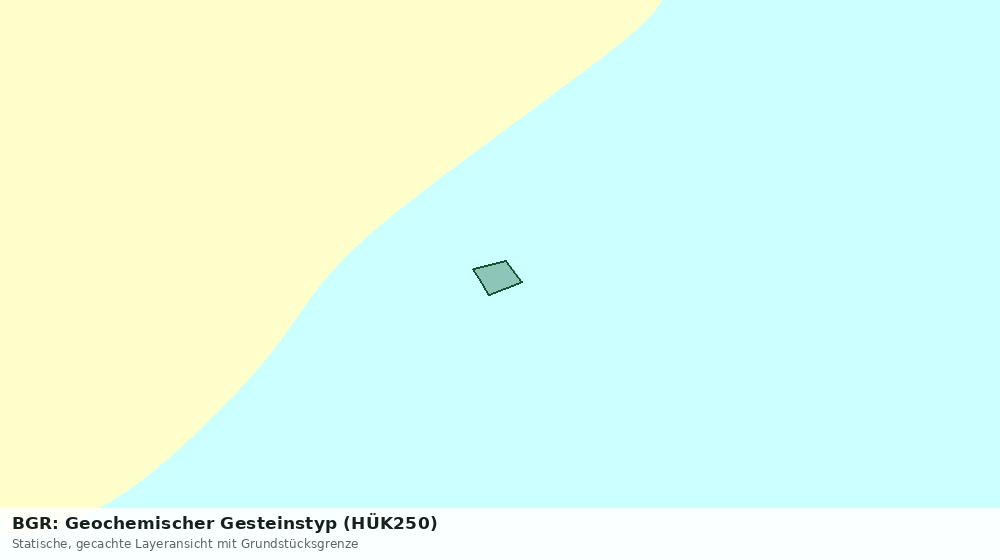 Statische Kartenansicht: BGR: Geochemischer Gesteinstyp (HÜK250)