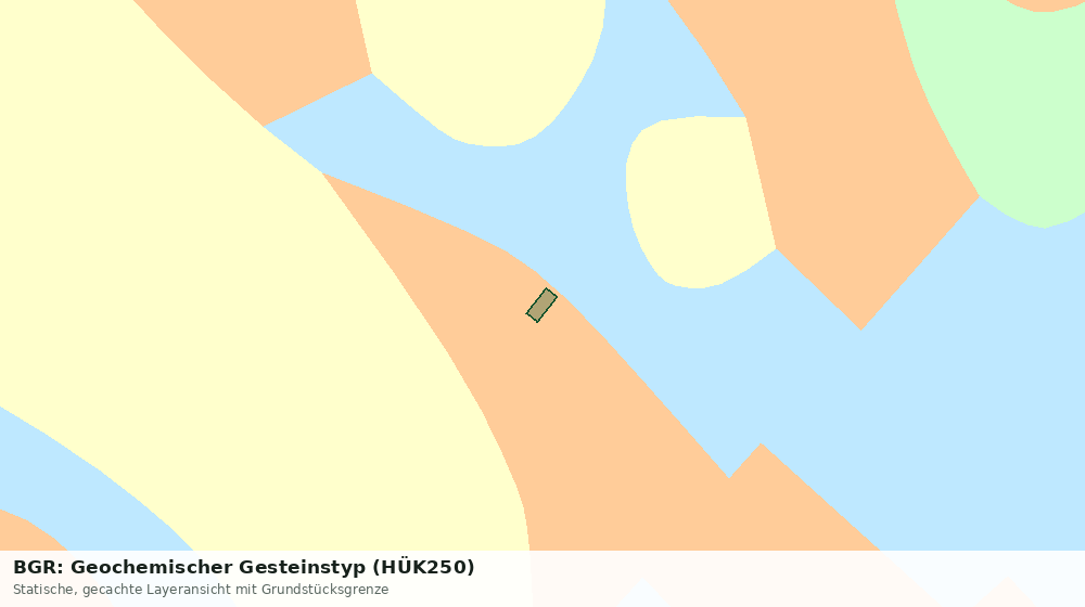 Statische Kartenansicht: BGR: Geochemischer Gesteinstyp (HÜK250)