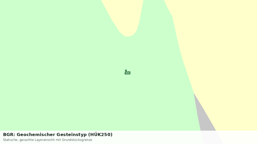 Statische Kartenansicht: BGR: Geochemischer Gesteinstyp (HÜK250)