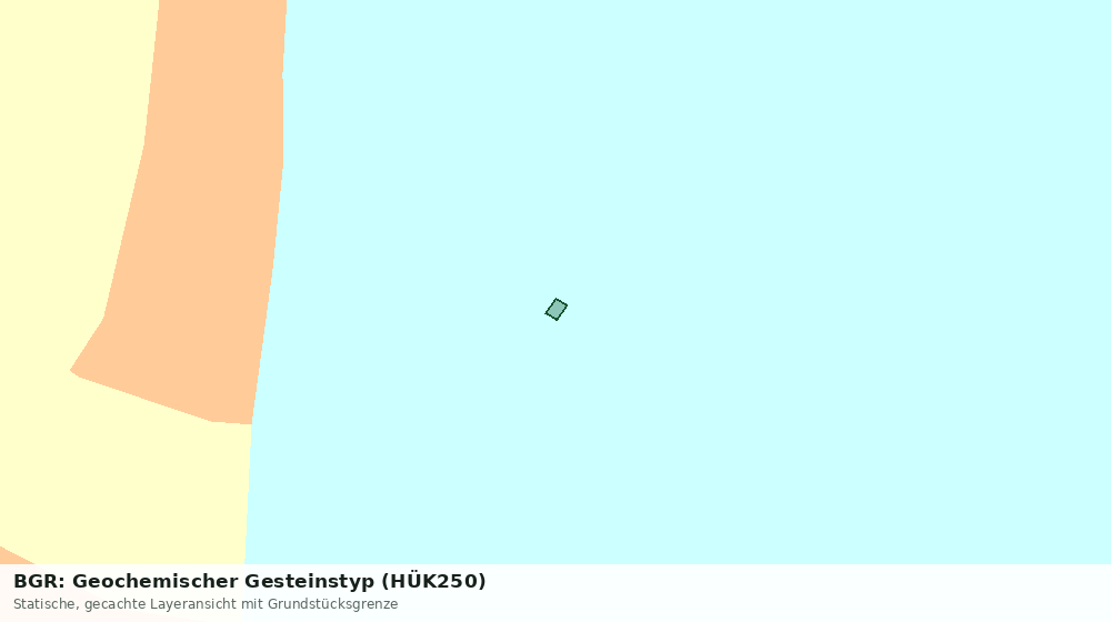 Statische Kartenansicht: BGR: Geochemischer Gesteinstyp (HÜK250)
