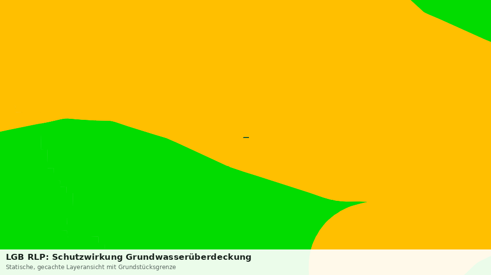 Statische Kartenansicht: LGB RLP: Schutzwirkung Grundwasserüberdeckung